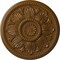 Ekena Millwork Edinburgh Ceiling Medallion (Fits Canopies up to 5 1/4"), Hand-Painted Smokey Topaz, 18"OD x 1 3/4"P CM18EDSTF - alternate 1